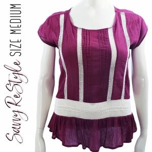 Altar'd State | Crochet Stitch Ruffle Bottom Sz M